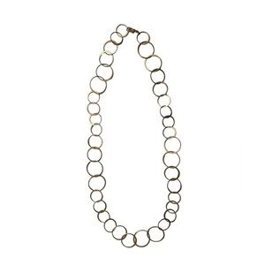 Matte gold necklace